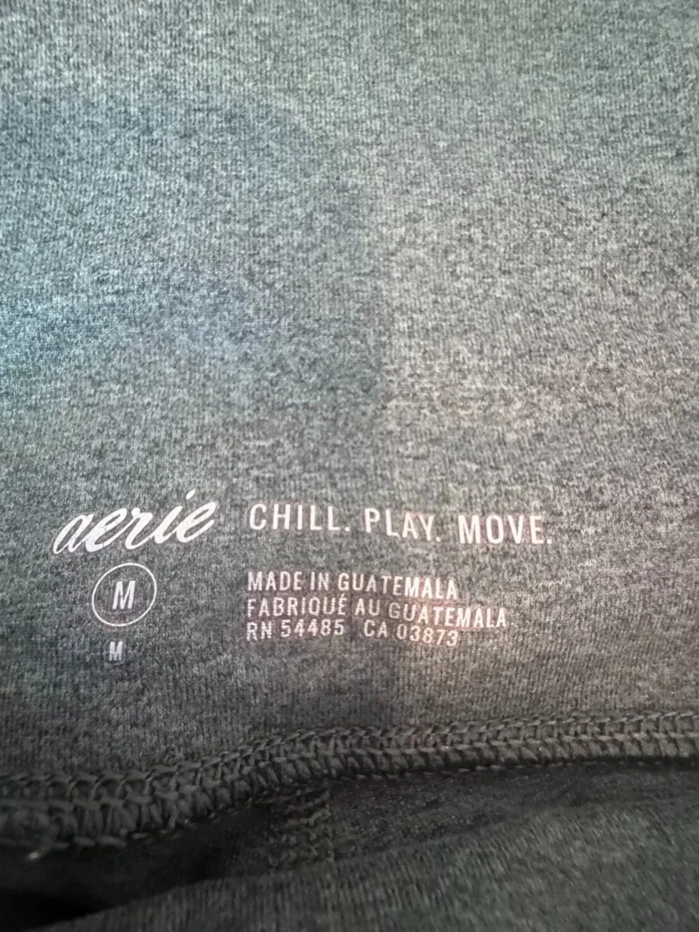 Aerie Chill Play Move Biker Shorts – Grey – Women’s M 🩶🔥